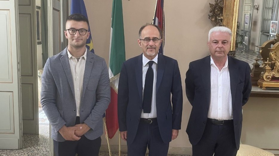 Coldiretti dal Prefetto di Novara per presentare il nuovo Direttore Domenico Pautasso